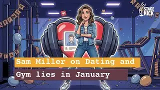 Sam Miller on Dating and Gym Lies in January 🎤😂 #Comedy #StandupComedy #newyearcomedy  #funny