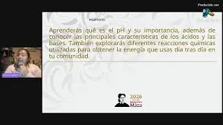 Sesi&oacute;n 1 U1 Reacciones y s&iacute;ntesis frente al medio ambiente