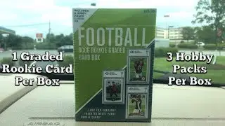 The Fairfield Company Football BCCG Rookie Graded Card Repack Box From Target - $20 Per Box