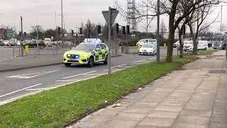 Merseyside police chase a stolen mercedes