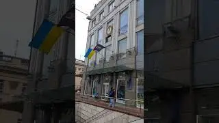 Khreshchatik Street, Museum of Kyiv City History, Drama Theatre, 16.march.20023. Cloudy day +6C.