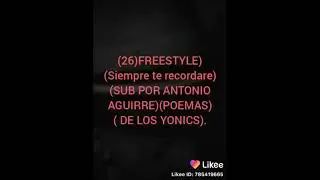 #8LikeeStudioFreestyleCDMX#Subporantonioaguirrepoemas#obsTwitch#Envivo#100de100