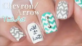 Chevron/Arrow Mix & Match Nail Art || Shop Keeki decals & Vinyl Quickies