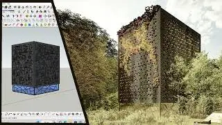 SKETCHUP İLE ÜÇGEN CEPHE TASARIMI
