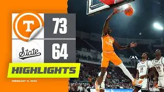HIGHLIGHTS | Vols 73, Mississippi State 64 (Feb. 11, 2026)