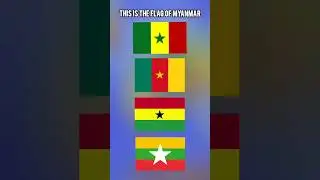 The Flag Of Cameroon vs The Flags Of Senegal #flagsofcountries #nationalflag #flagidentification #vs