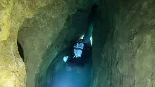 Underwater cave  Vrelo Matka   HD 720p