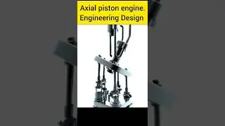 Next-Level Engine Design! Axial Piston Mechanism in Action #automotion #shorts