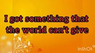 3 things which the world can't give.  God's Peace, His Presence and His Protection 