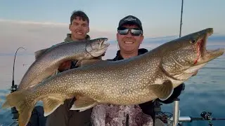 Lower Lake Huron Michigan Lake Trout Fishing!