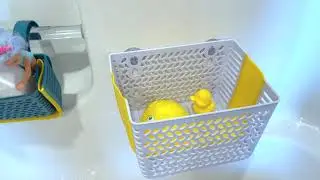 Retractable Multi-Use Poolside Storage Basket