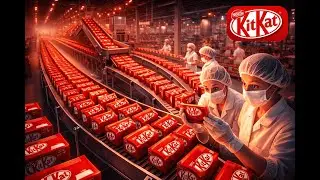 How KitKat Is Made 🍫 | Workers Work Non-Stop Inside the Factory!