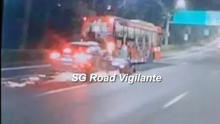 16jan2026 pie transcab taxi changing lane without due care and  rear ended motorcyclist