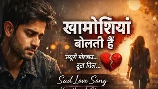 खामोशियाँ बोलती हैं 💔 | Sad Hindi Song | Heart Touching Breakup Song | Emotional Love Song