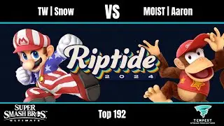 TW | Snow (Mario) vs MOIST | Aaron (Diddy Kong) - Ultimate Top 192 - Riptide 2024