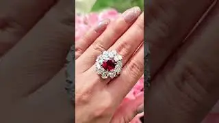Royal Ruby Luxury Ring❤️