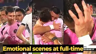 Alianza Lima player Alan Cantero CRIED after receiving Messi&rsquo;s jersey at full-time