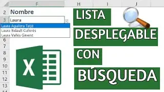 👉  BUSCAR en LISTAS DESPLEGABLES en EXCEL 2023: autocompletar y autorelleno -  SIN MACROS