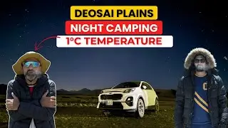 Surviving 1&deg;C Night at Deosai Plains! | Extreme Cold Camping Adventure