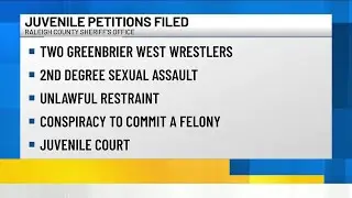 Raleigh County Sheriff&rsquo;s Office officially files juvenile petitions against two members of Greenb...