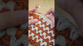 Two colors combination crochet design #pattern #blanket #howto #handmade #stitch #tutorial #trend