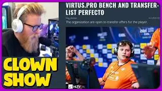 fl0m Reacts to Virtus Pro bench Perfecto