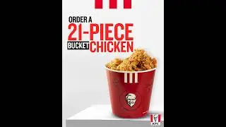 21 Piece Bucket Chicken