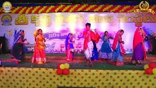 Gopikamma Song Performed by Sixth Class Girls | SRI KRISHNA CHAITANYA MODEL SCHOOL | Narasaraopeta