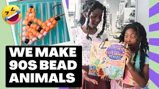We Make 90s Bead Animal Keychains | Using Pony Beads to Make Cool Keychain Patterns