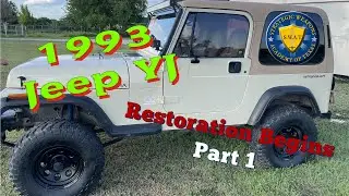 1993 Jeep YJ Restoration and Modification Pt.1