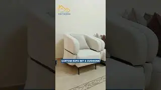 Want a Stunning Living Room? Watch This Custom Sofa Set Completion Now | Fixit Design | #reels