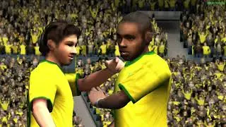 FIFA 12  PSP Gameplay in 4K {Brazil vs Argentina}