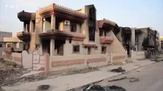 Destruction in Al Hamdania