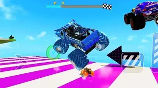 Monster Truck Stunt Racing | Impossible Gt Car Stunts Game | Android GamePlay Video