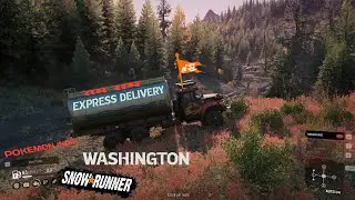 SNOW RUNNER WASHINGTON P1 - EXPRESS DELIVERY LIVE GAME  #snowrunner #bestlivestream #offroadgames