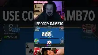 💸 INSANE $20/$50 Crypto Poker Hand on STAKE 🔥 | HUGE All-In + Free Bonus with Code GAMB70