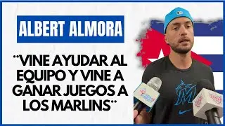 Cubano Americano ALBERT ALMORA Jr. habla sobre su llegada a los MIAMI MARLINS