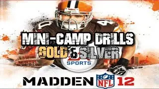 Madden 12 (PS2) Gameplay - Mini-Camp Drills (All Gold & Silver)