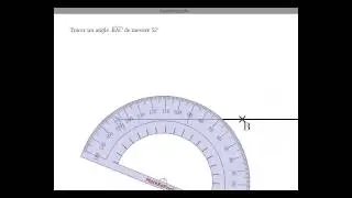 Tracer un angle avec un rapporteur
