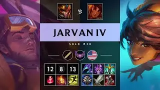 Jarvan IV Mid vs Taliyah - NA Master Patch 25.17