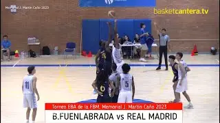FUENLABRADA vs REAL MADRID.- Torneo Liga EBA de la FBM 