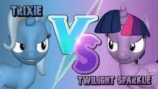 Trixie VS Twilight Sparkle (Animation)