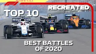 F1 2020 GAME: RECREATING THE TOP 10 BEST BATTLES OF 2020