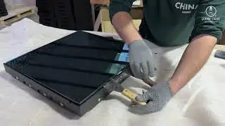 LED dance floor   tempered glass replacement