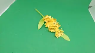 কাগজ দিয়ে সুন্দর ফুল 🌼 | Easy Paper Flower Craft | Asha Craft & Art