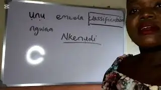 Classification in Igbo language 