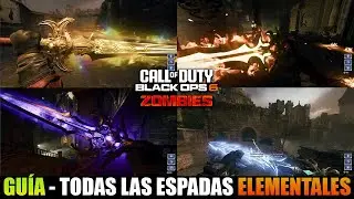 COD BO6 - GU&Iacute;A de TODAS las espadas elementales y espada bastarda | WonderWeapon Citadelle Des Morts