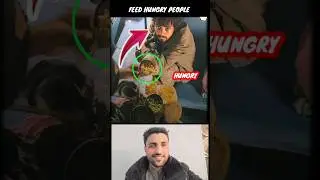 Feed Hungry People 🙏😭 #actofkindness #reaction