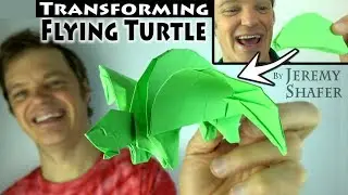 Amazing Transforming Turtle! Pull-the-Tail Flapping Tortoise!