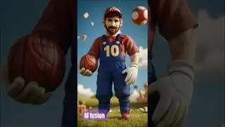 Mario Meets Messi: The AI Fusion Experience